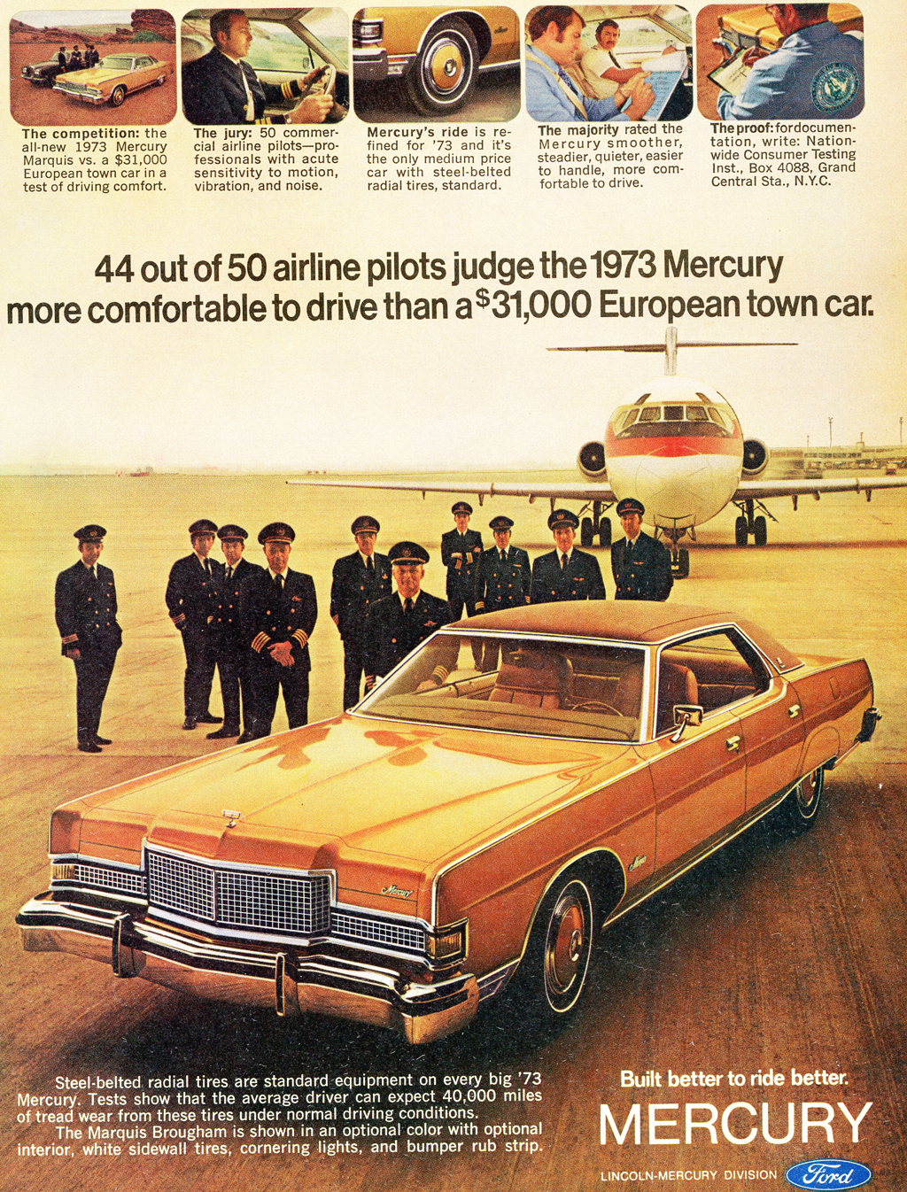 1973 Mercury Auto Advertising